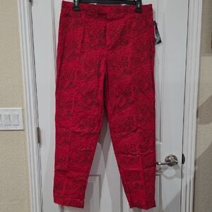 Braetan Women's Red Dress Pants